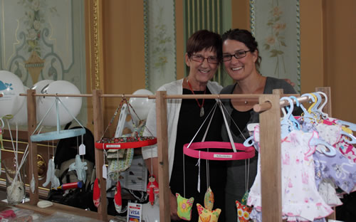 Mum and I at our stall