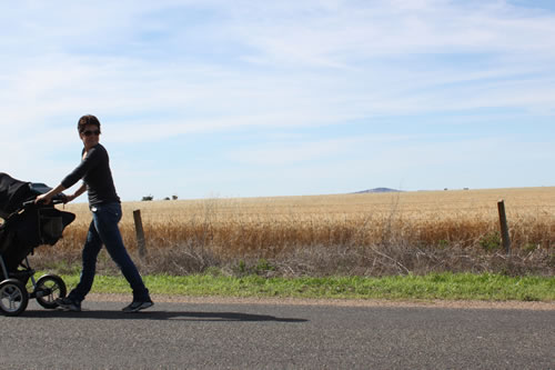 This is me checking that none of our neighbours see me.